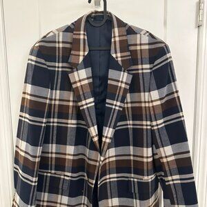 Vintage Plaid Blazer (Men's 42")